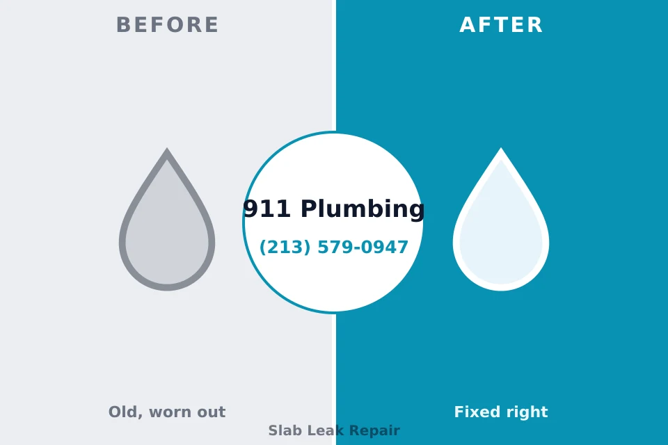 Before and after: plumbing company Richmond, UT